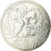 France, 10 Euro, Auguste Rodin, 2017, MS(65-70), Silver