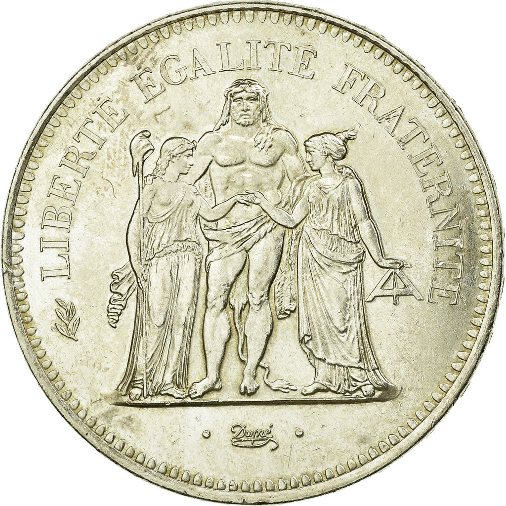 Monnaie, France, Hercule, 50 Francs, 1978, Paris, SUP, Argent, Gadoury:882