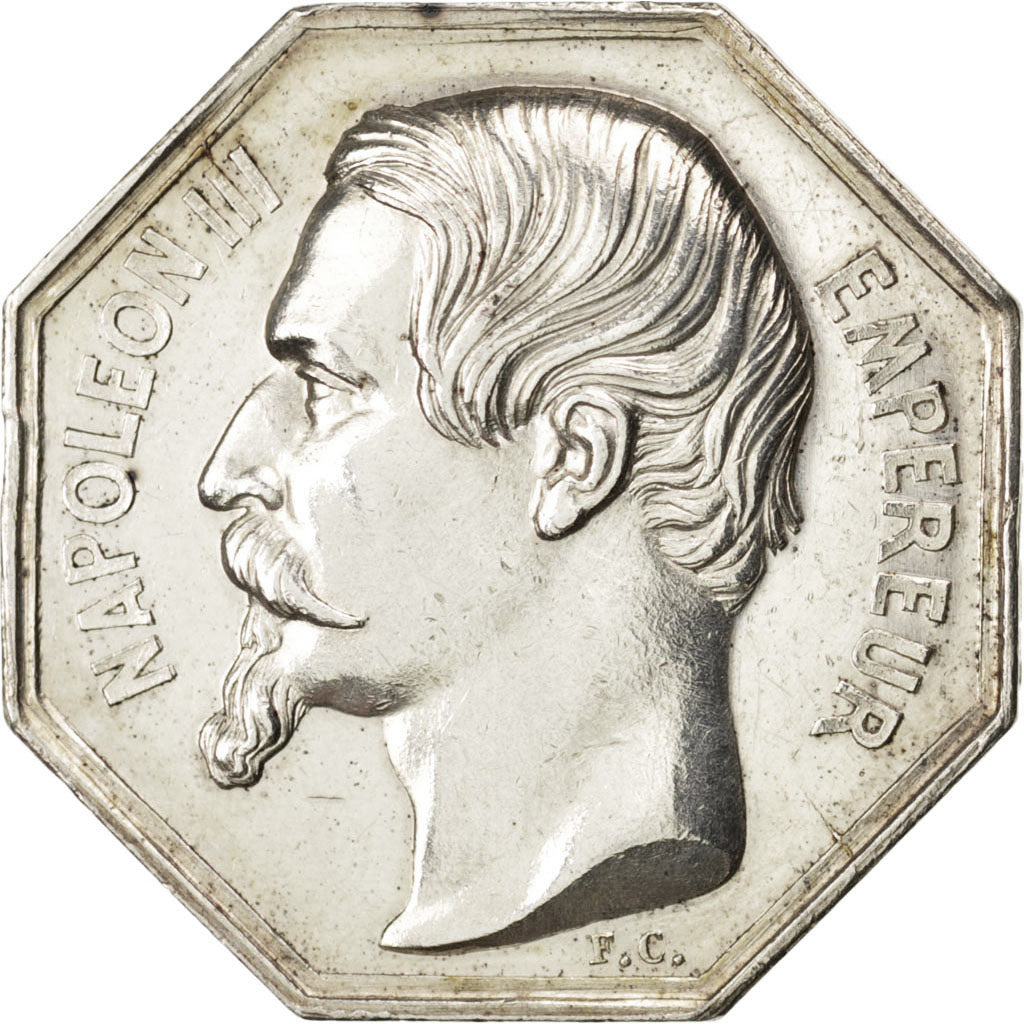 France, Token, Notaires de l'Arrondissement de Châteaudun, AU(55-58), Silver