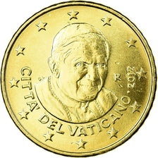 VATICAN CITY, 50 Euro Cent, 2012, MS(65-70), Brass, KM:387