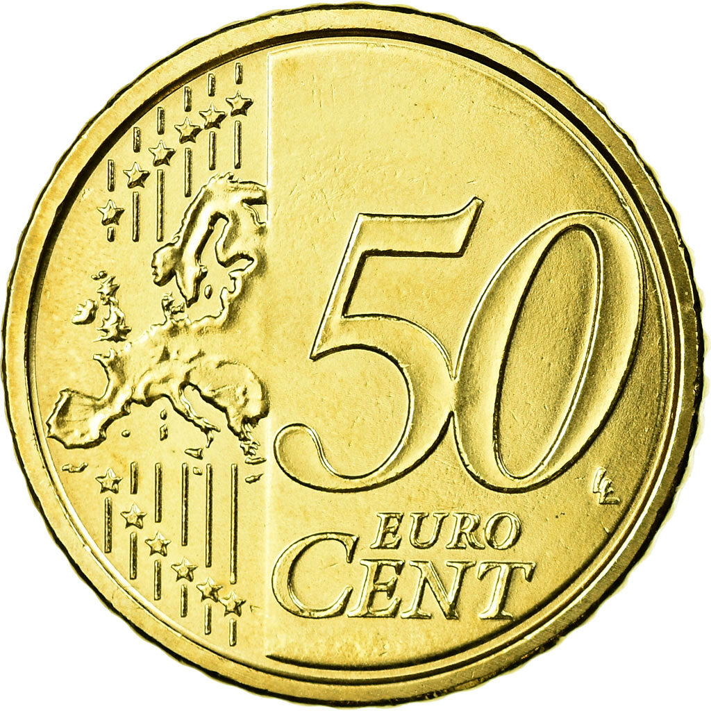 VATICAN CITY, 50 Euro Cent, 2012, MS(65-70), Brass, KM:387