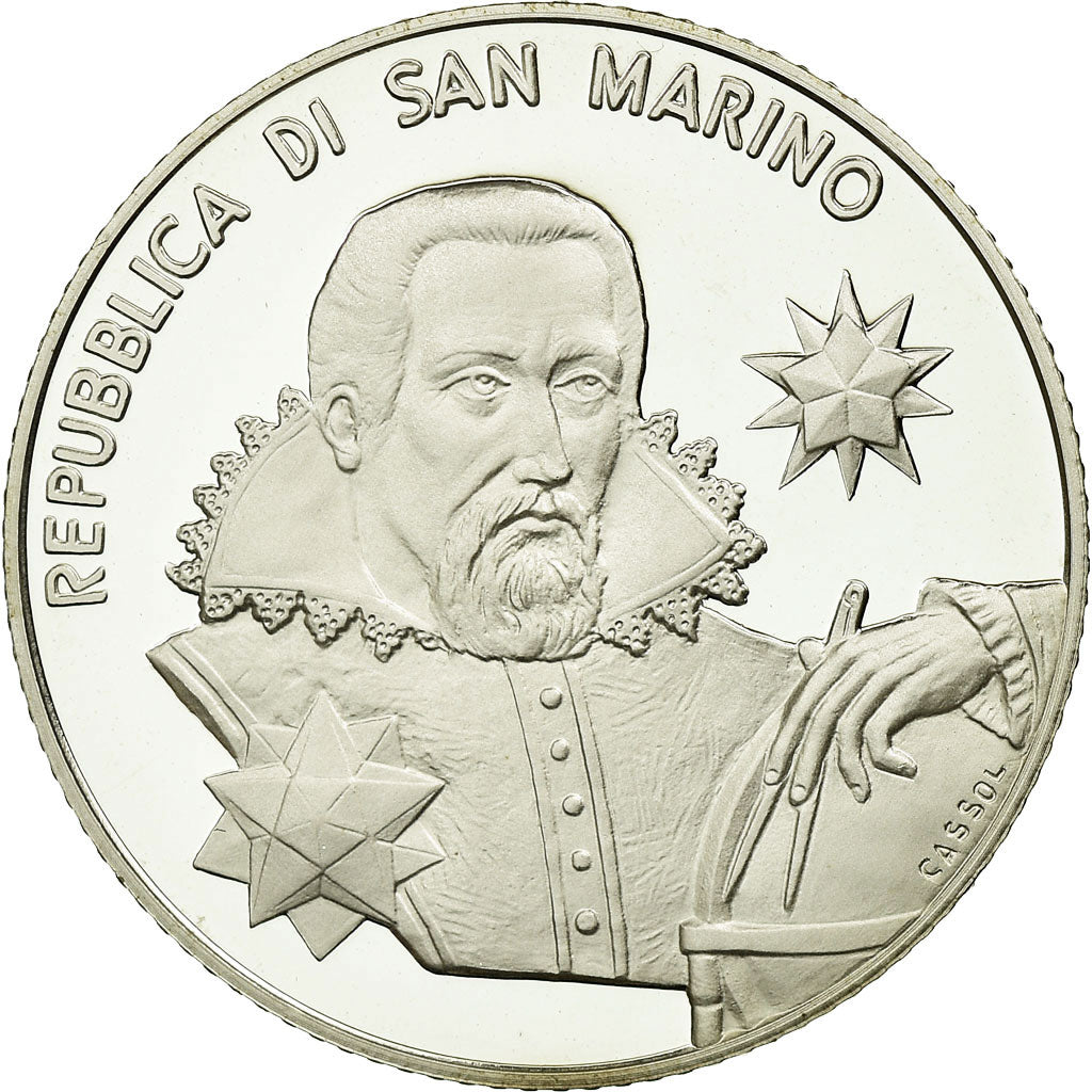 San Marino, 5 Euro, Astronomie, 2009, MS(65-70), Silver, KM:515