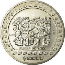 Moneda, México, 10000 Pesos, 1992, Mexico City, EBC, Plata, KM:557