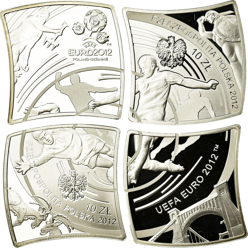 Monnaie, Pologne, UEFA Euro, 10 Zlotych, 2012, Warsaw, BE, FDC, Argent