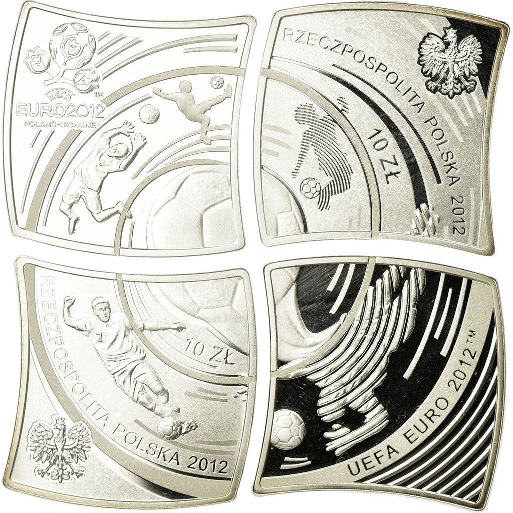 Monnaie, Pologne, UEFA Euro, 10 Zlotych, 2012, Warsaw, BE, FDC, Argent