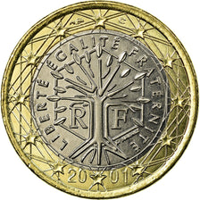 France, Euro, 2001, BU, MS(63), Bi-Metallic, Gadoury:7, KM:1288