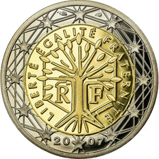 France, 2 Euro, 2007, BE, MS(65-70), Bi-Metallic, KM:1414