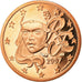 France, Euro Cent, 2007, BE, MS(65-70), Copper Plated Steel, KM:1282
