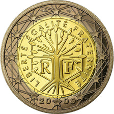 France, 2 Euro, 2009, BE, MS(65-70), Bi-Metallic, KM:1414