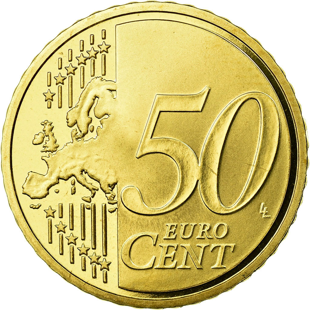 France, 50 Euro Cent, 2009, BE, MS(65-70), Brass, KM:1412