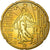 França, 20 Euro Cent, 2009, BE, MS(65-70), Latão, KM:1411