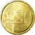 França, 20 Euro Cent, 2009, BE, MS(65-70), Latão, KM:1411