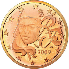 France, 5 Euro Cent, 2009, BE, MS(65-70), Copper Plated Steel, KM:1284