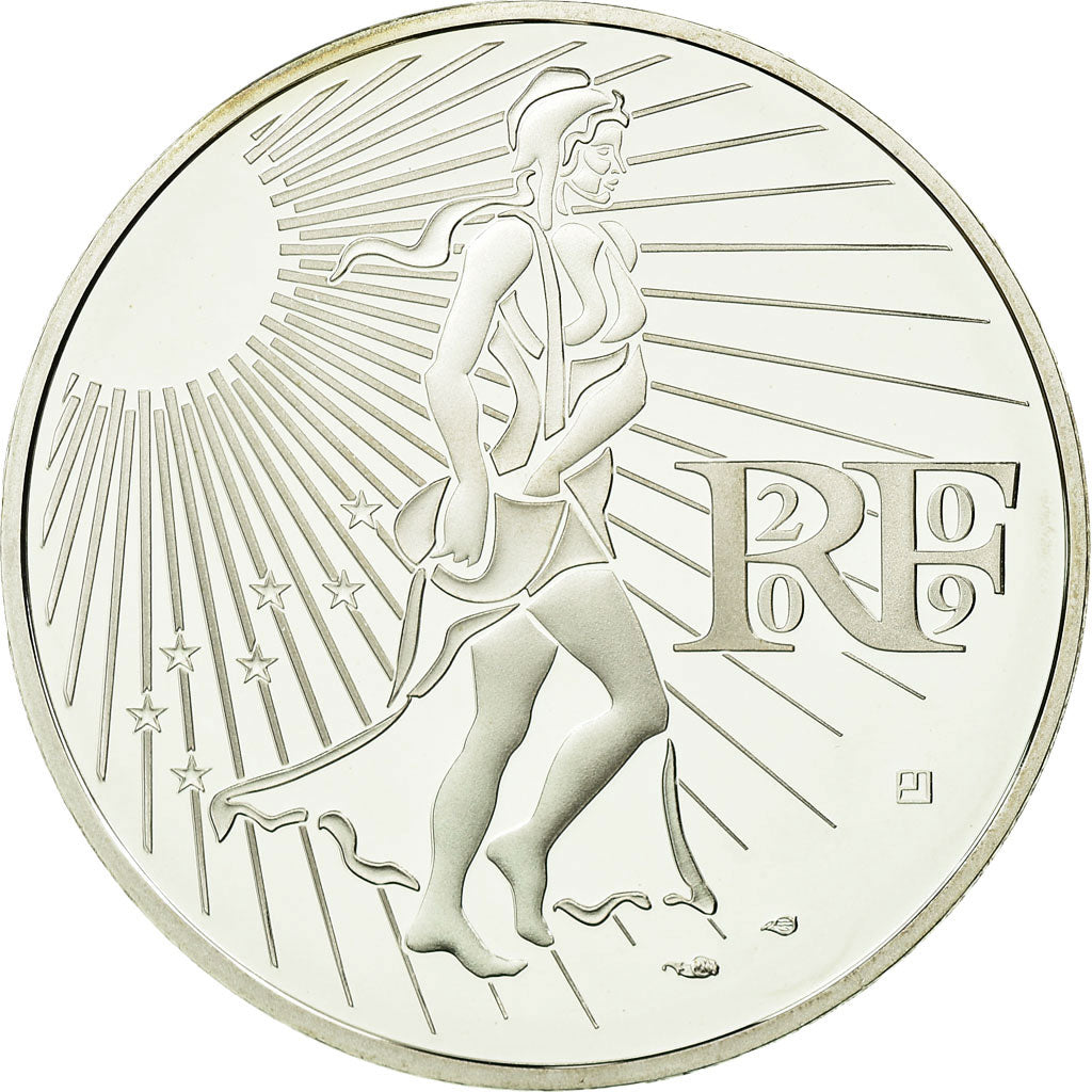 Francia, 15 Euro, 2009, BE, FDC, Argento, KM:1535