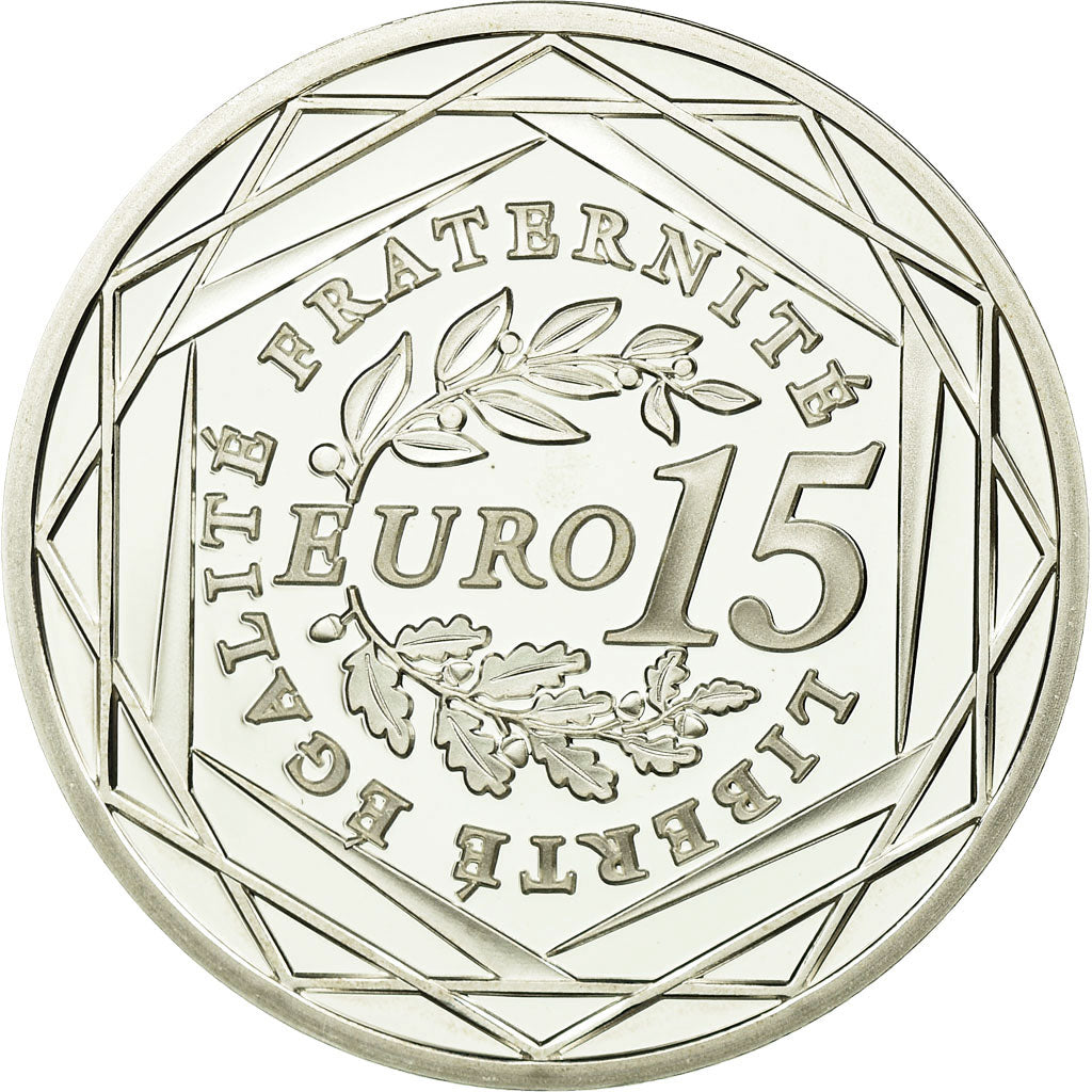 Francia, 15 Euro, 2009, BE, FDC, Argento, KM:1535