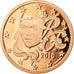 France, 5 Euro Cent, 2010, BE, MS(65-70), Copper Plated Steel, KM:1284