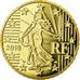 France, 50 Euro Cent, 2010, BE, MS(65-70), Brass, KM:1412