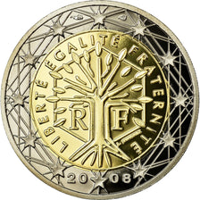 France, 2 Euro, 2008, BE, MS(65-70), Bi-Metallic, KM:1414