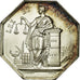 France, Token, Notary, MS(63), Silver, Lerouge:120a