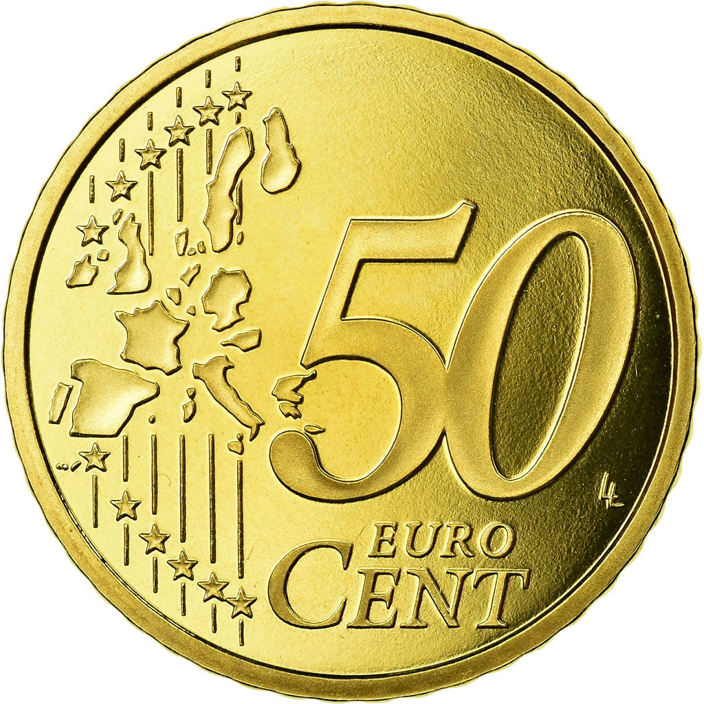 France, 50 Euro Cent, 2005, BE, MS(65-70), Brass, KM:1287