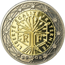France, 2 Euro, 2005, BE, MS(65-70), Bi-Metallic, KM:1289