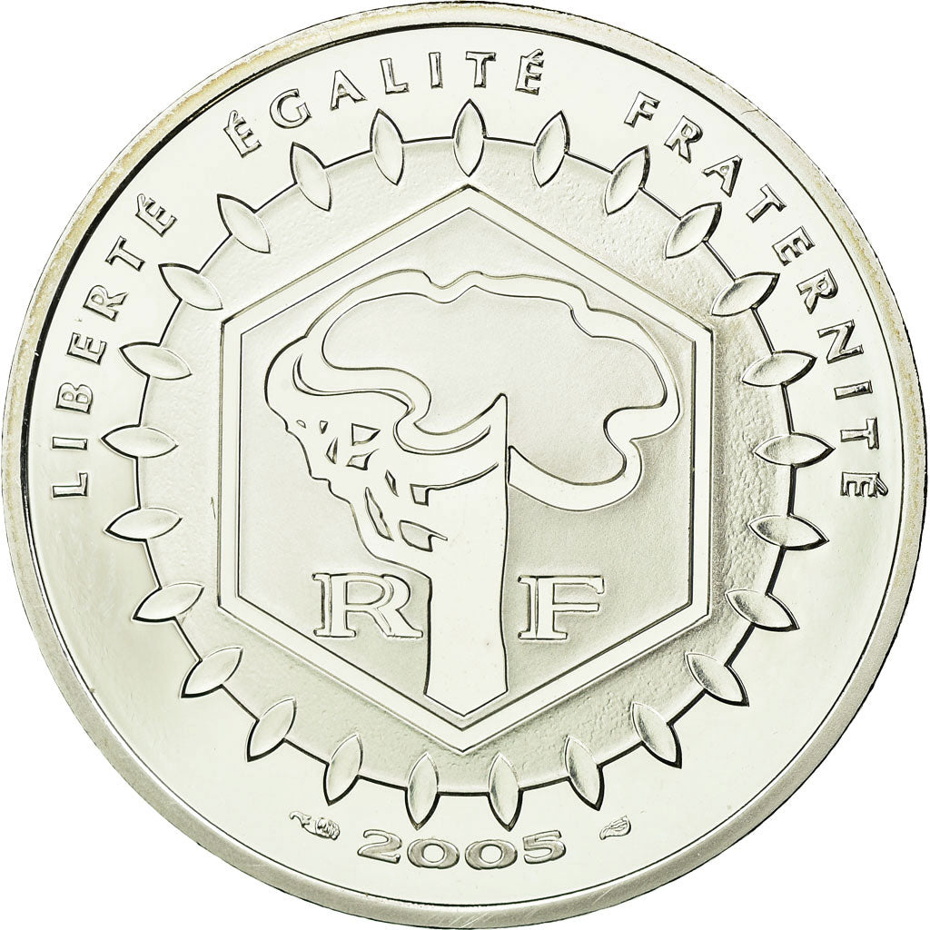 France, 5 Euro, 2005, BE, MS(65-70), Silver, KM:2010
