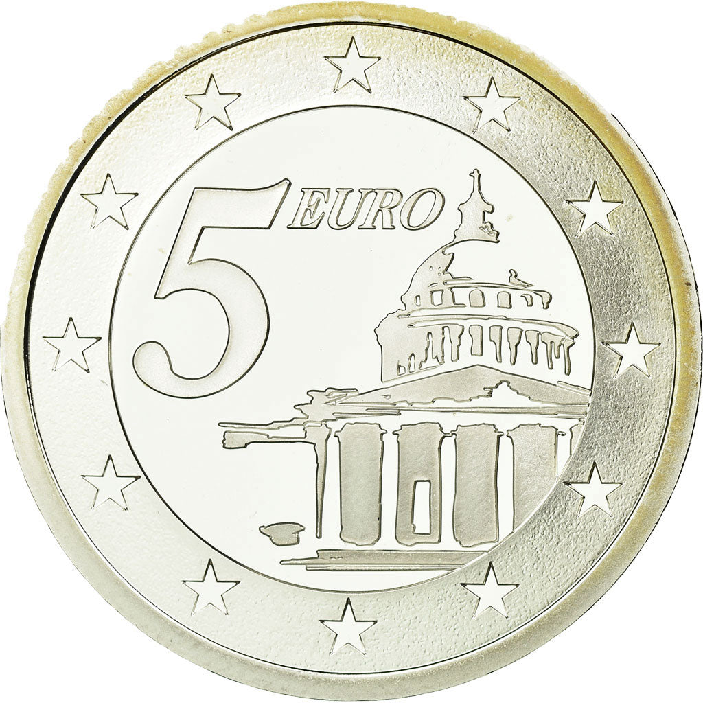 France, 5 Euro, 2005, BE, MS(65-70), Silver, KM:2010