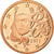 França, 5 Euro Cent, 2011, MS(65-70), Aço Cromado a Cobre, KM:1284