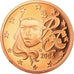 França, 5 Euro Cent, 2006, BE, MS(65-70), Aço Cromado a Cobre, KM:1284