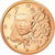 França, Euro Cent, 2012, BE, MS(65-70), Aço Cromado a Cobre, KM:1282