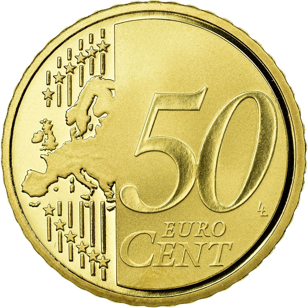 France, 50 Euro Cent, 2012, BE, MS(65-70), Brass, KM:1412