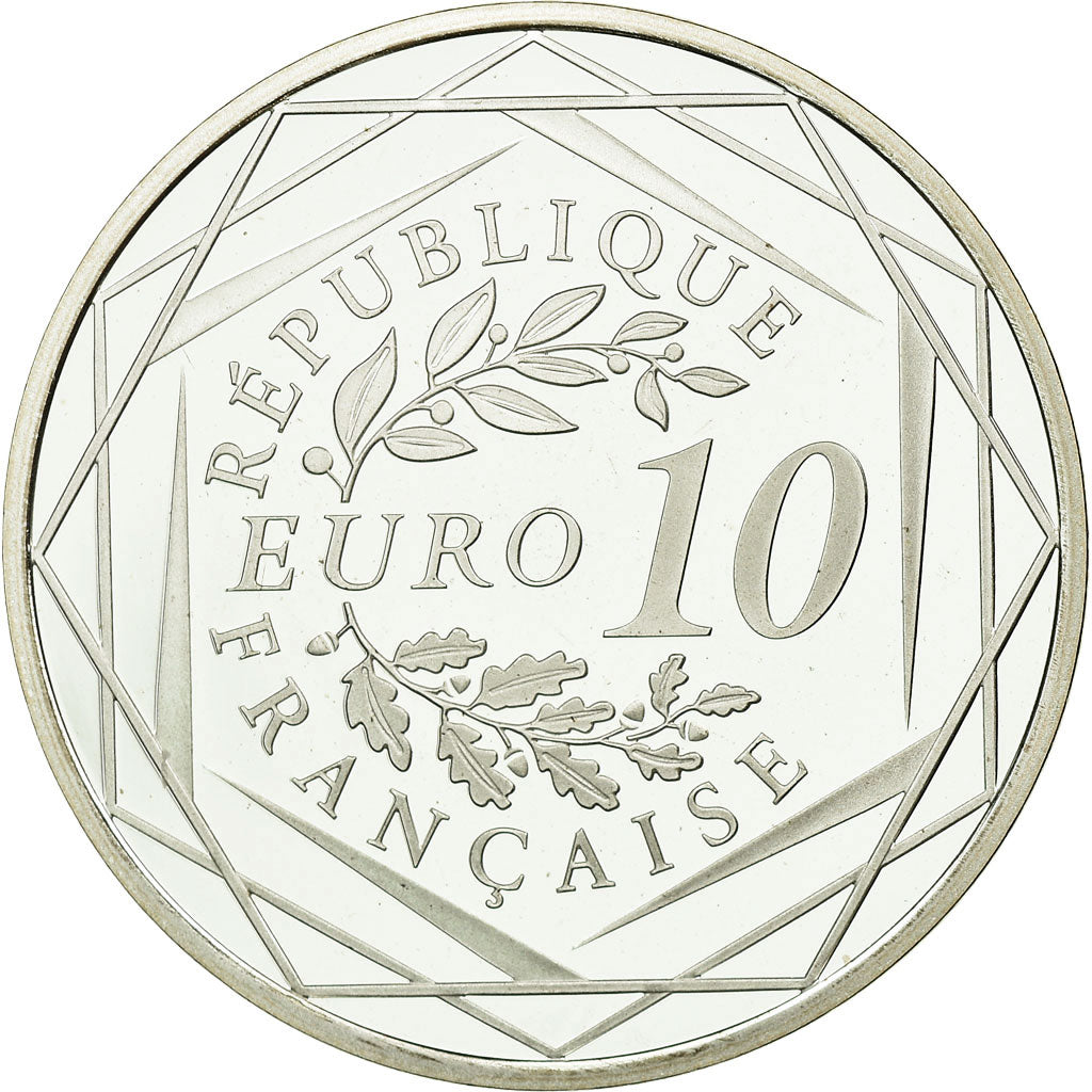 France, Hercule, 10 Euro, 2012, BE, MS(65-70), Silver, KM:2073