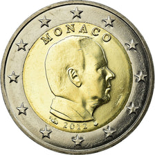 Monaco, 2 Euro, Prince Albert, 2012, AU(55-58), Bi-Metallic, KM:195