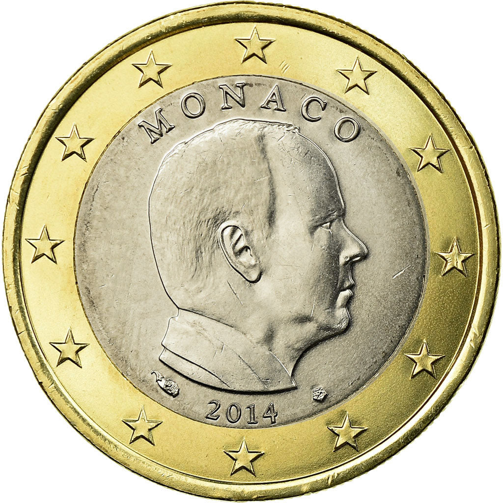Monaco, Euro, Prince Albert, 2014, SPL, Bi-Metallic