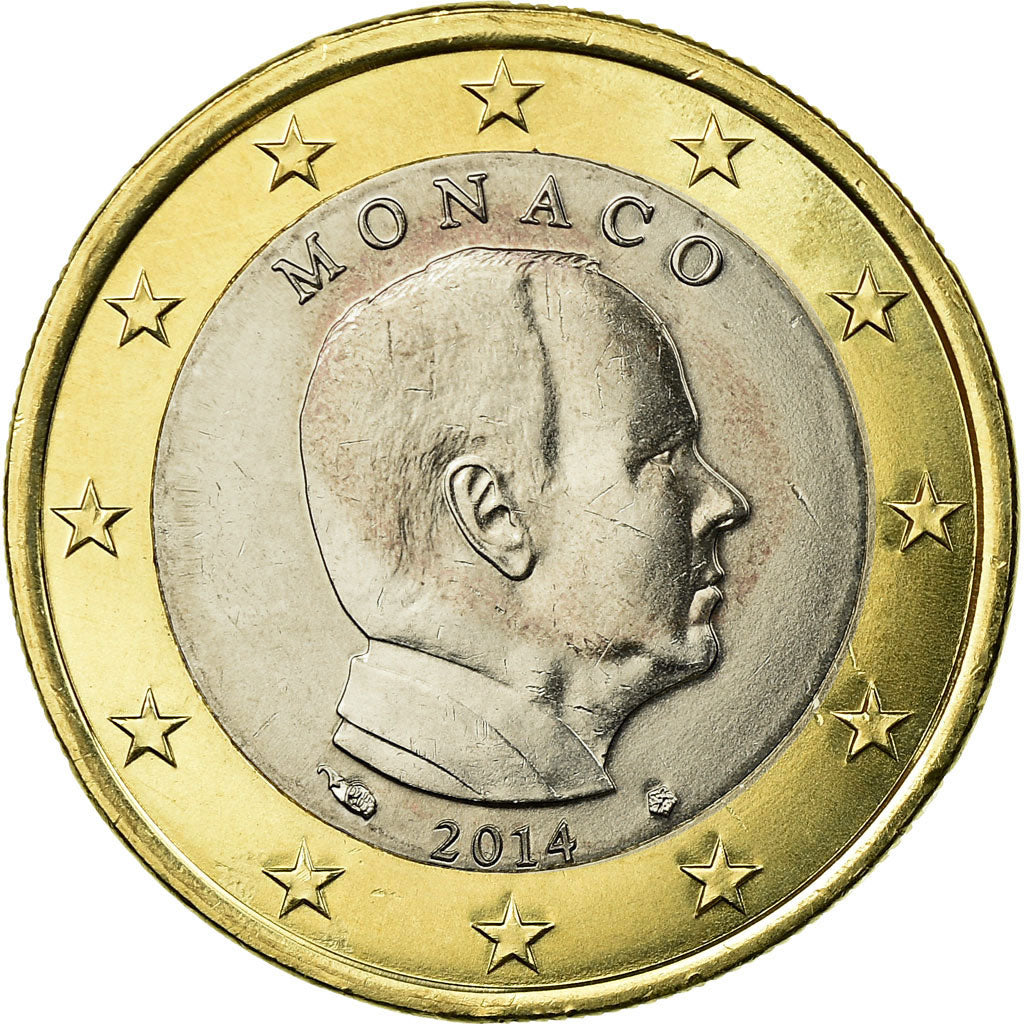 Monaco, Euro, Prince Albert, 2014, SPL, Bi-Metallic