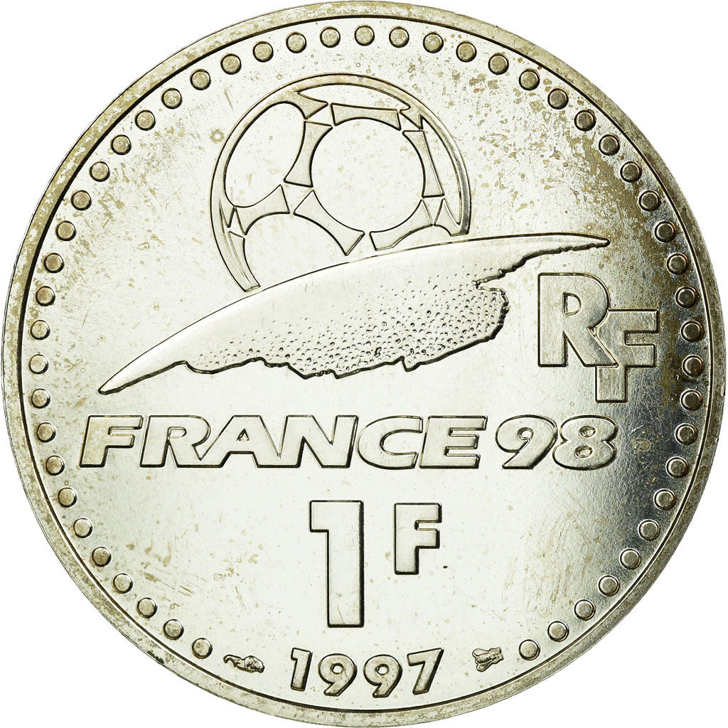 Moneda, Francia, Franc, 1997, Paris, EBC, Plata, KM:1211, Gadoury:C207