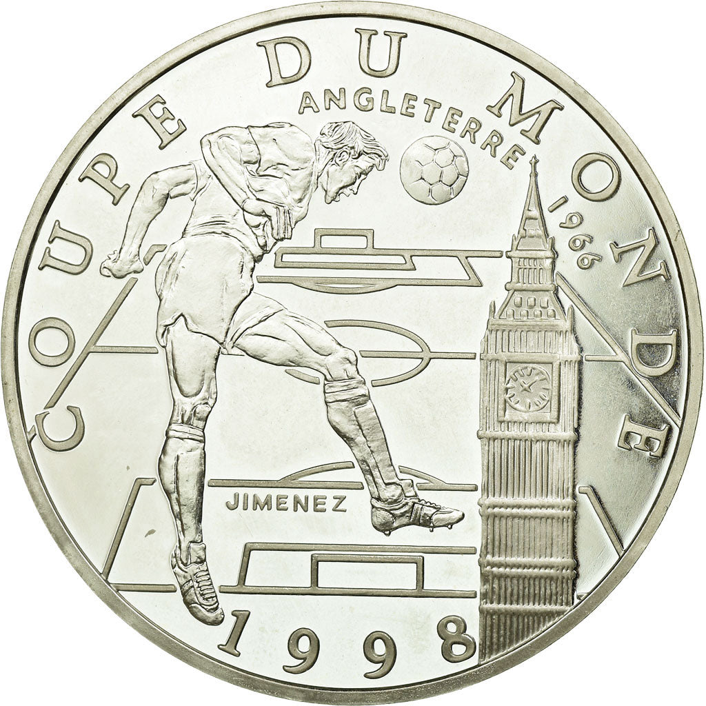 Moeda, França, Coupe du Monde - Angleterre, 10 Francs, 1997, Paris, AU(55-58)