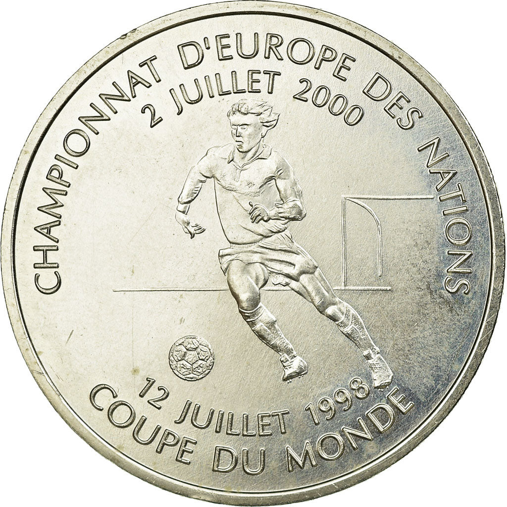 Coin, France, Football - Coupe d'europe, Franc, 2000, Paris, BE, AU(55-58)