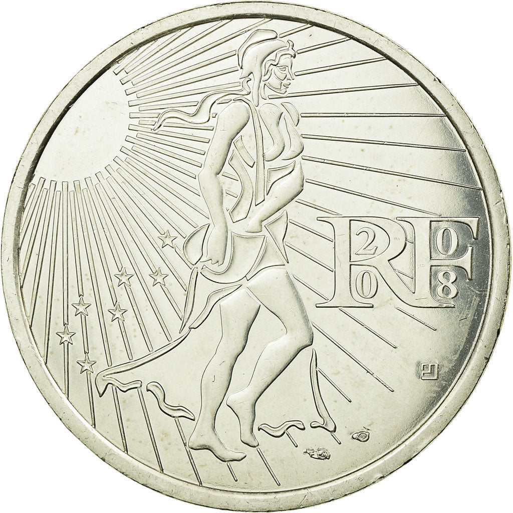 Francia, 15 Euro, 2008, SC, Plata, Gadoury:EU288, KM:1535