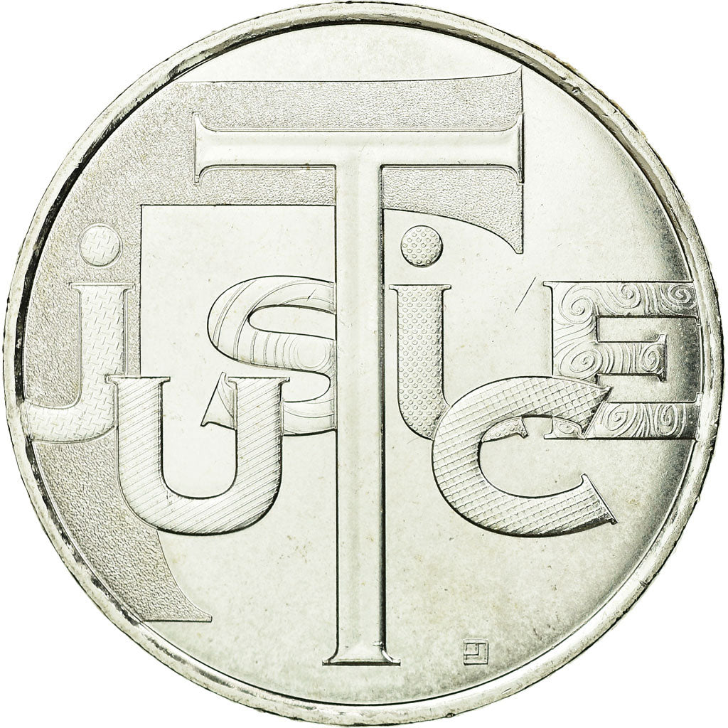 France, 25 Euro, Justice, 2013, MS(63), Silver