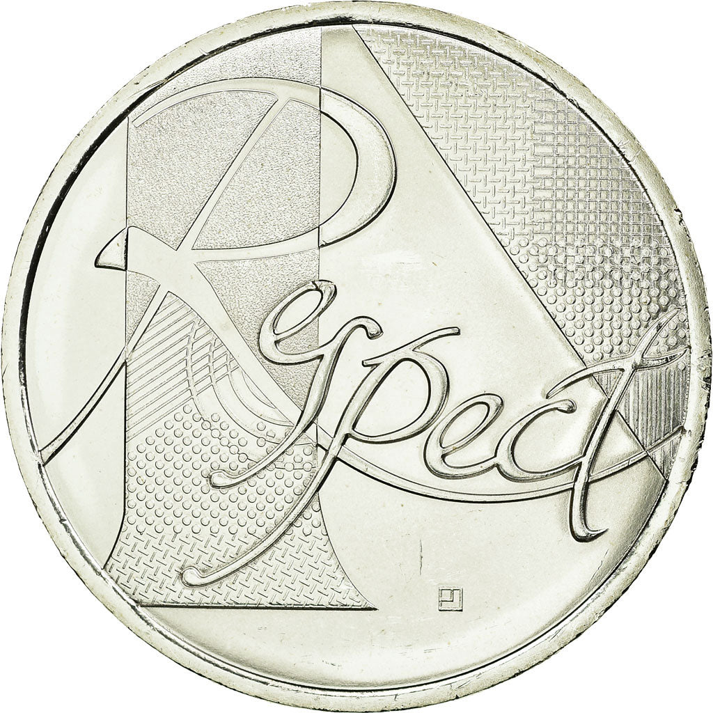 France, 25 Euro, Respect, 2013, MS(63), Silver