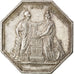 France, Bank, Token, AU(55-58), Silver, 24.70