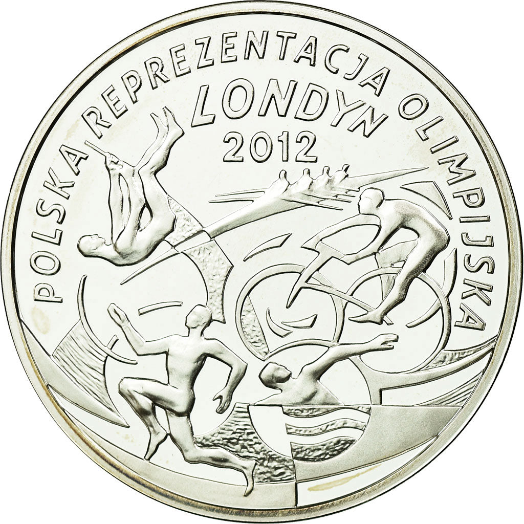 Coin, Poland, 10 Zlotych, 2012, Warsaw, BE, MS(65-70), Silver, KM:833