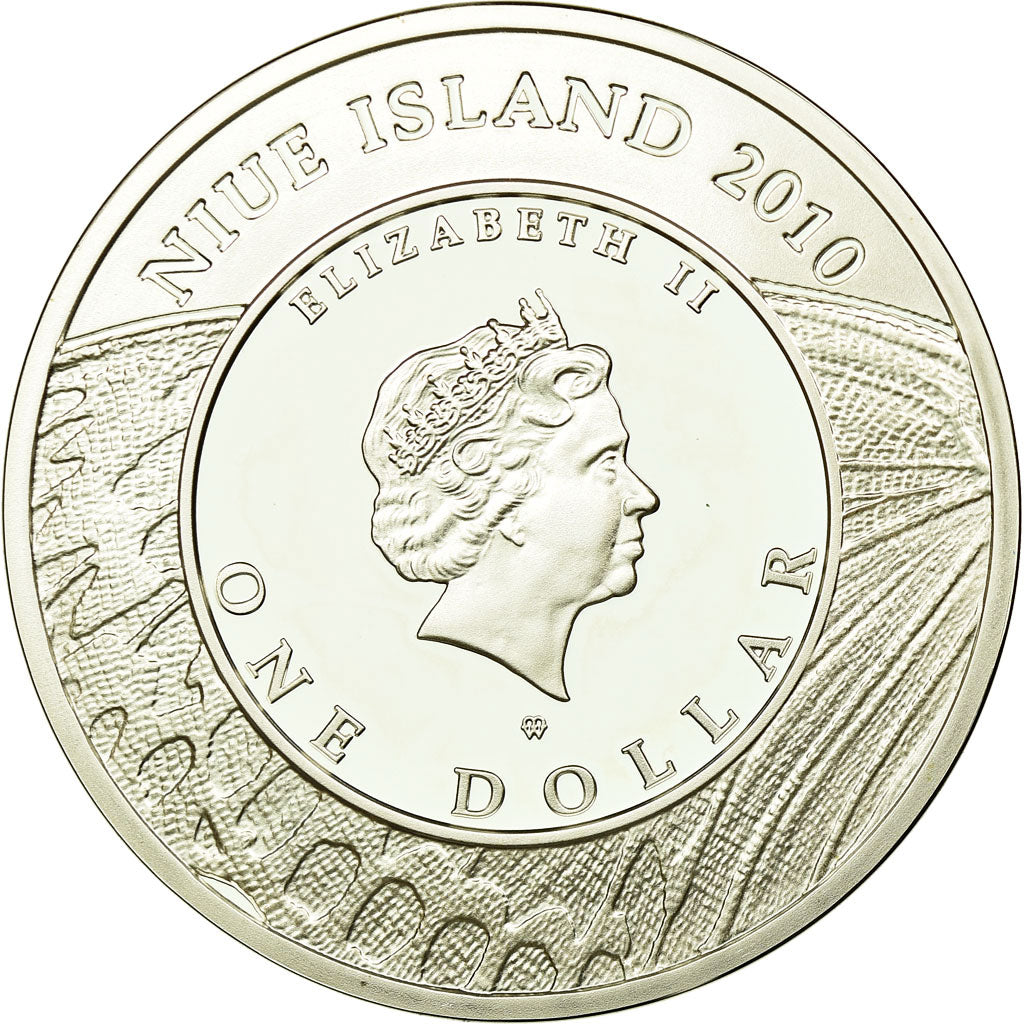 Monnaie, Niue, Dollar, 2010, BE, FDC, Argent