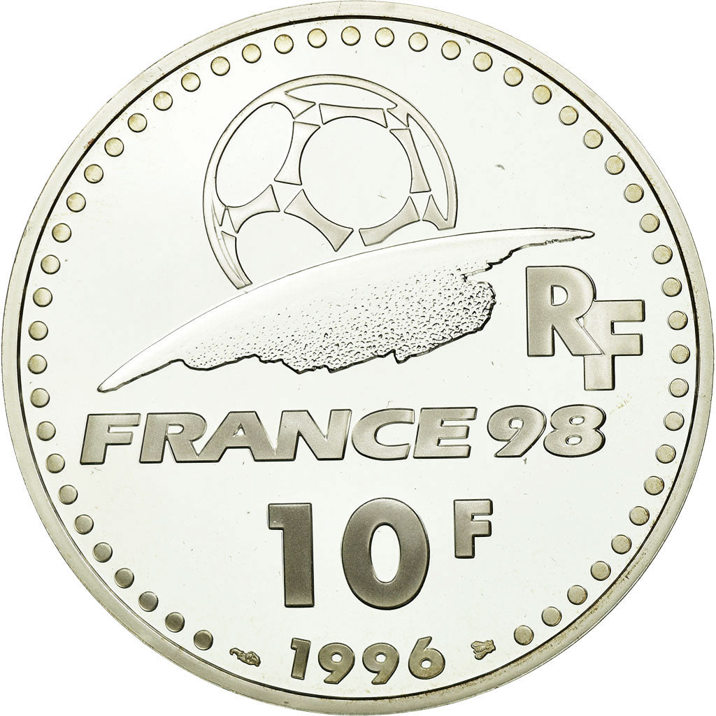 Coin, France, Coupe du Monde 1998, 10 Francs, 1996, Paris, BE, MS(65-70)