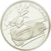 Coin, France, Bobsledding, 100 Francs, 1990, BE, MS(65-70), Silver, KM:981