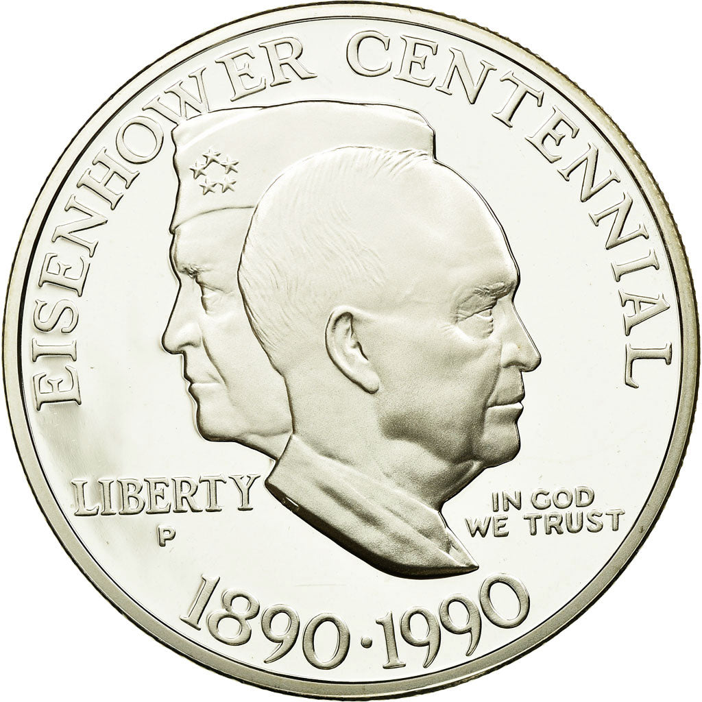 Moneta, USA, Eisenhower centennial, Dollar, 1990, U.S. Mint, Philadelphia