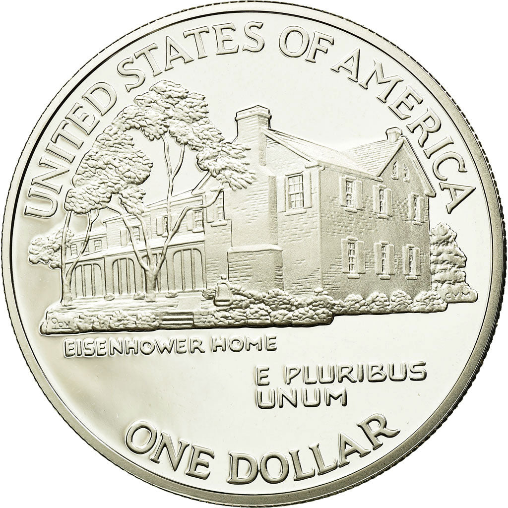 Moneta, USA, Eisenhower centennial, Dollar, 1990, U.S. Mint, Philadelphia