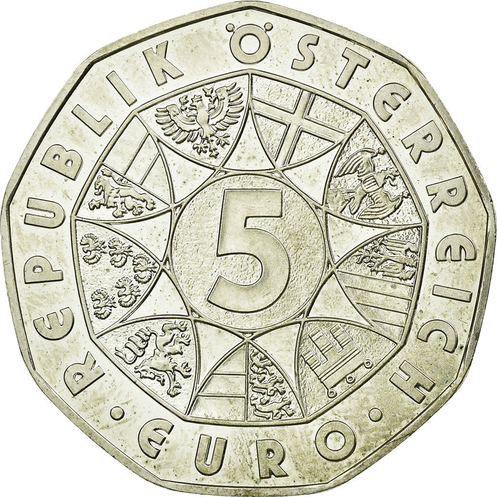 Austria, 5 Euro, 2010, MS(65-70), Silver, KM:3193
