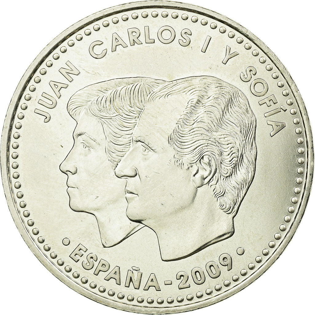 Spain, 12 Euro, 2009, MS(65-70), Silver, KM:1212